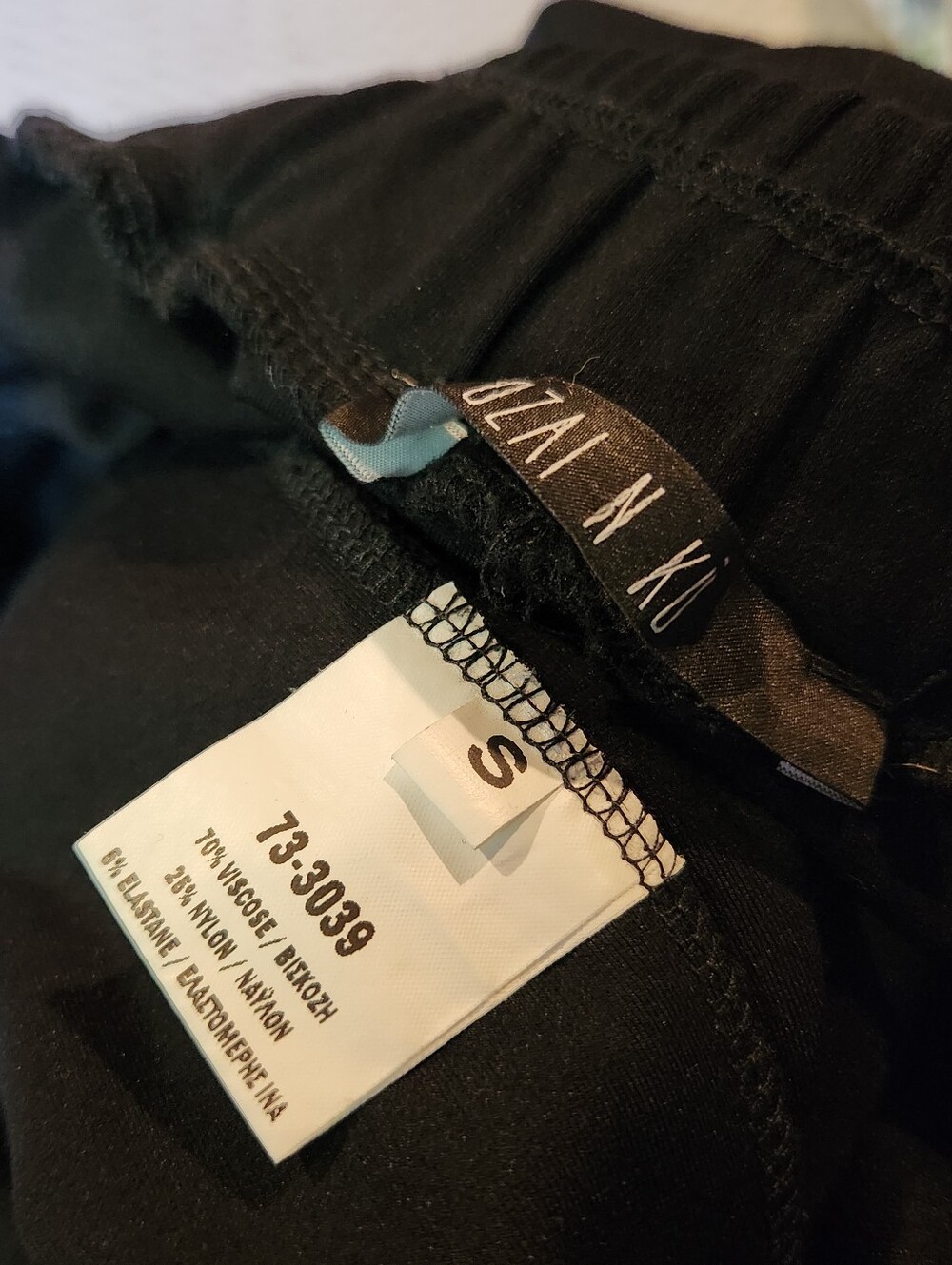 Alembika Ozai N Ku Pillar Ponte Lantern Pull On Black Pant Pleat Tapered S 6-8 - Picture 13 of 16